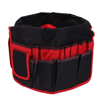 

Bucket Tool Bag Storage Bag Garden Storage Work Home Foldable Tool Bag 35 Pockets