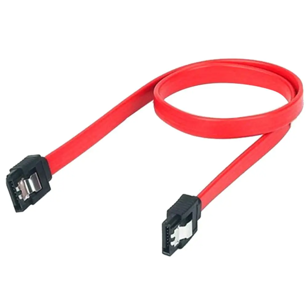 

45cm Serial ATA SATA 2.0 Hard Disk Drive Cable Data Lead Serial ATA II Data Lead Locking Latching without Locking Clip