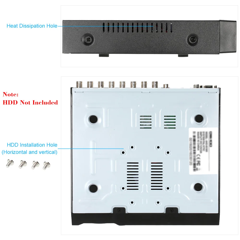 OWSOO 1080N AHD DVR 16CH+ 2 ТБ Seagate HDD Onvif телефон контроль CCTV DVR рекордер 16CH для CCTV камеры безопасности Система видеонаблюдения
