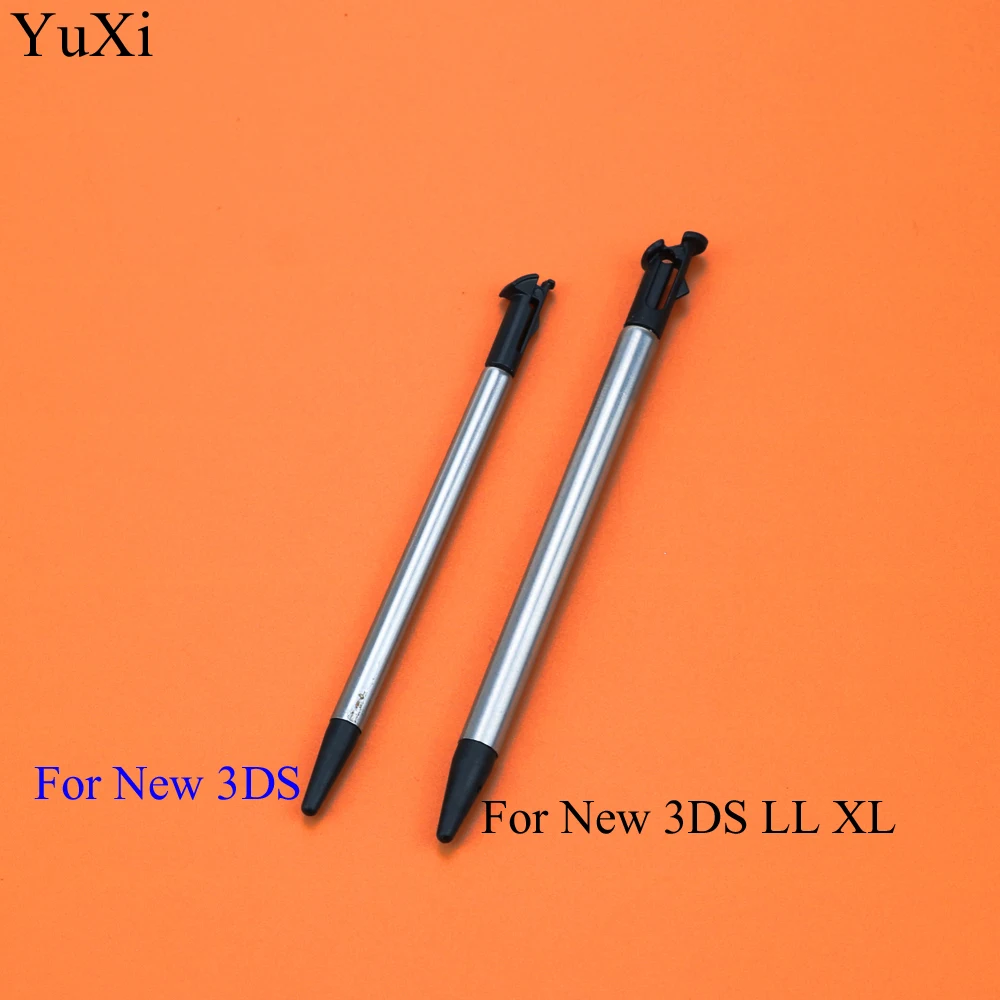 YuXi, портативная игровая сенсорная ручка, выдвижная 2 в 1, мини металлический стилус для сенсорного экрана, ручка для новой консоли nintendo 3DS LL/XL