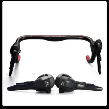 

Bicycle Derailleur Shifter Bicycle Dual Control Levers Road Bike Shift Lever Derailleur Compatible for 22.2-23.8mm Handlebar