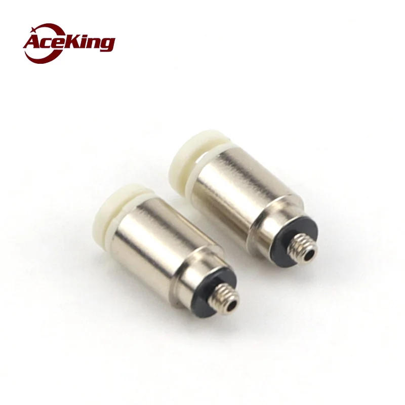 

10 pcs SMC type white mini air tube joint kjs4-m3/3-m5/6-m6/4-01 /6-01/ 3-m5 threaded copper quick insert joint