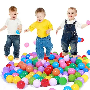 

165pcs Eco-Friendly Colorful Soft Plastic Water Pool Ocean Wave Ball Baby Funny Toys Stress Air Ball Outdoor Fun Sports