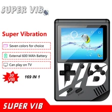 New Super VIB Vibration Games Retro Video game handheld game console Built-in 8 Bit 30 VIB game Mini consola portatil gift