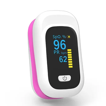 

New Hot Fingertip Oximeter Blood Oxygen Saturation Pulse Rate OLED Screen Portable for Home SMR88