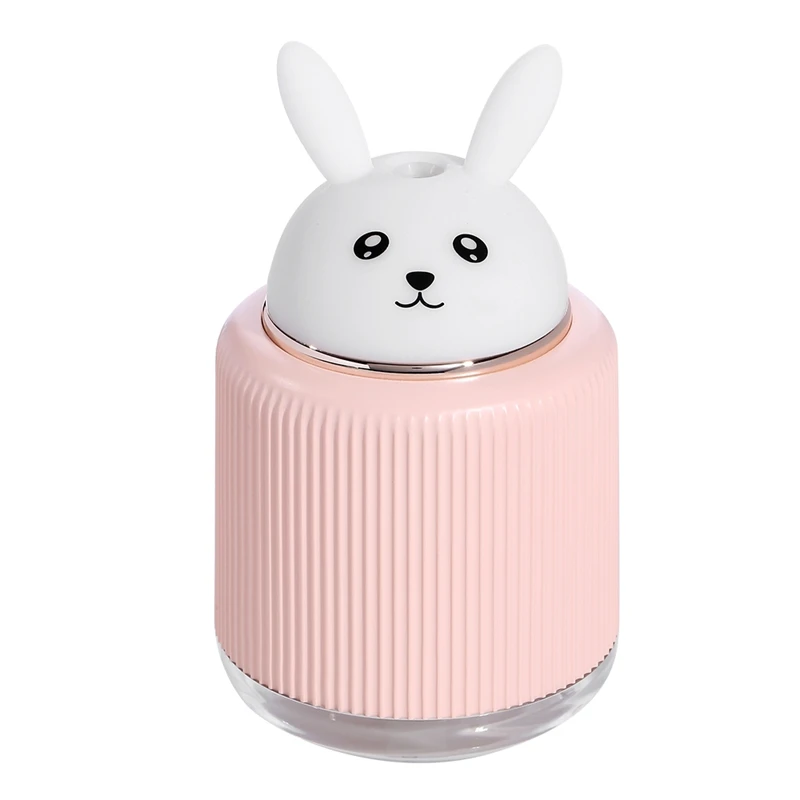 300ML USB Humidifier Ultrasonic Air Humidifier Essential Oil Diffuser with LED Night Lamp Gift Electric Aroma Air Home Car Humid