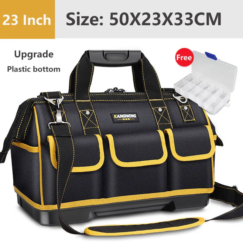 rolling tool chest Repair Tools Bag Workpro Suitcase Storage Organizer Electrician Tool Belt Multiple Function Large Capacity Oxford Waterproof tool chest with tools Tool Storage Items