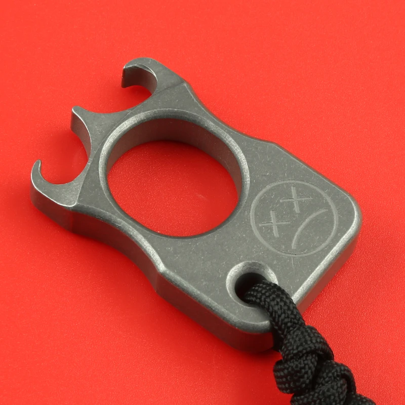 SFK Knuck knuckles однопальцевое кольцо TC4 титановые ударные кинжалы наружная Пряжка для