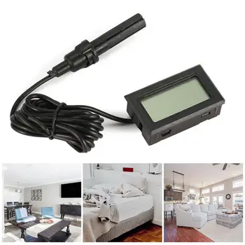 

Mini LCD Digital Thermometer Hygrometer Thermostat Temperature Meter Probe Instruments Sensor Convenient Indoor Gauge Humid M8Z2