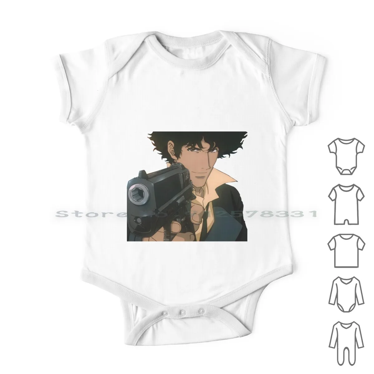 

Anime Cowboy Bebop Newborn Baby Clothes Rompers Cotton Jumpsuits Anime Cowboy Bebop Infant Long Sleeve Sleeveless One-Piece