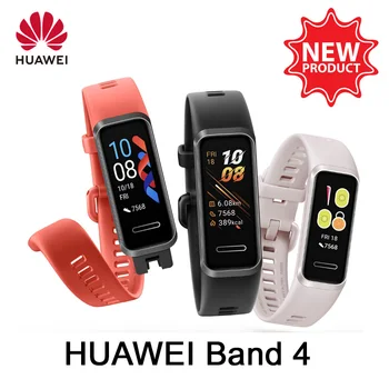 

Original Huawei Band 4 Smart Wristband 0.95'' AMOLED Colorfull Screen Heart Rate tracking Blood oxygen saturation monitoring