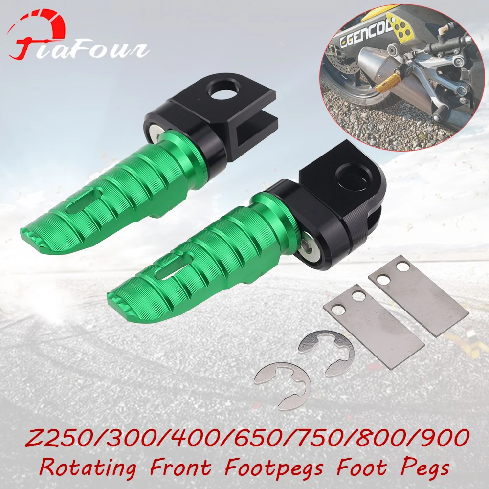

Fit Z 1000 Z1000R For Z H2 H 2 SX SE Z125 PRO Z250 SL Z300 Z400 Z650 Z750 R Z800 Z900 Z900R Front Footrest Foot Pegs Pedals