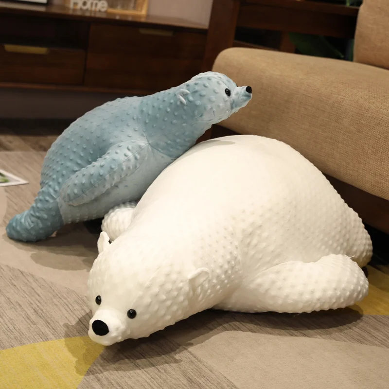 Huge Size Teddy Bear Plush Toy Soft Stuffed Animal Polar Sleep Pillow Kawaii Peluche Room Decora Christmas Gift for Kids | Игрушки и