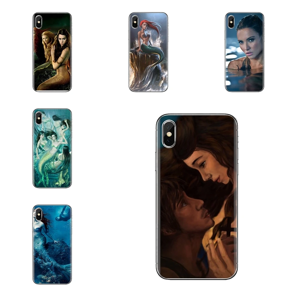Phone Housing Case For Xiaomi Mi4 Mi5 Mi5S Mi6 Mi A1 A2 5X 6X 8 9 Lite SE Pro Max Mix 2 3 2S Pirates Of The Caribbean Mermaid |