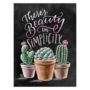 

LZAIQIZG Full Square/Round Diamond Painting Blackboard Text Rhinestone Picture Diamond Embroidery Scenery Mosaic Home Decor