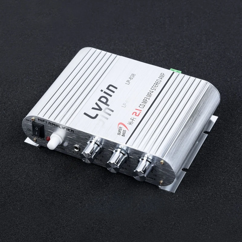 300 Вт 12 В усилитель Радио MP3 стерео для автомобиля сабвуфер дома Hi-Fi 2,1