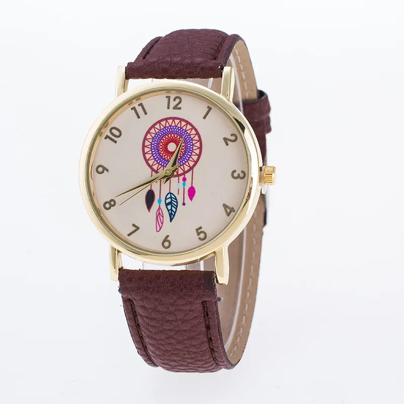 

Hot Selling Fireball zhui meng the WOMEN'S Watch Cultural Multi-Color Leather Belt Quartz Watch-Style Casual Watch