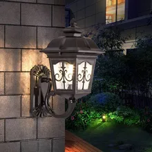 Открытый водонепроницаемый настенный садовый балкон светильник Настенный столб Европейский сад Коридор светильник наружная дверь настенный подвесной светильник