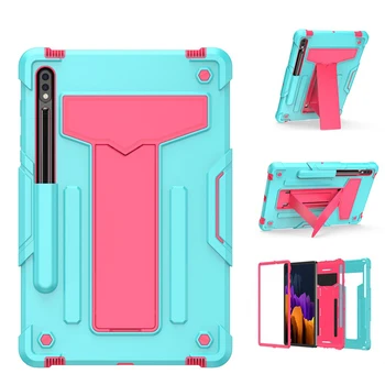 

Kids Tablet Case for Samsung Galaxy Tab S7 T870 T875 11" 2020 Tablet Cases Kids Safe PC Hybrid Stand Full Body Cover