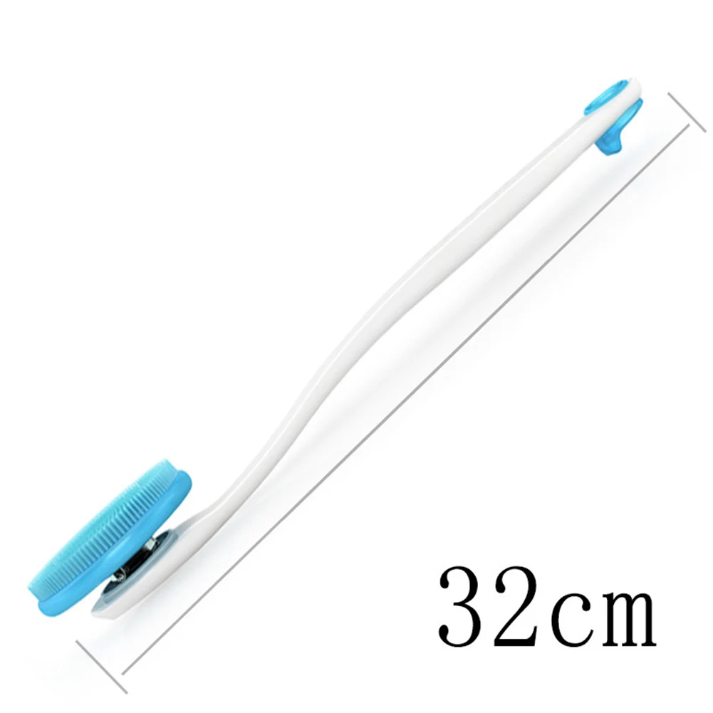 Exfoliating Body Massage Shower Brush Soft Bristle Long Handle Shower Bath Brush Back Scrubber Non-slip SPA Body Skin Care Tool