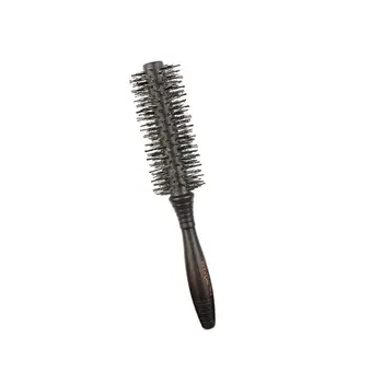

Walnut Pig Bristle High Temperature Anti-static Inner Buckle Straight Hair Curling Comb Cylinder Roller Comb