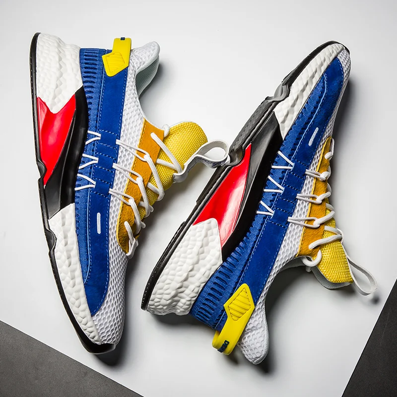 Мужские кроссовки с дышащей сеткой удобные для улицы zapatos X1 39A лето 2019|Кроссовки и