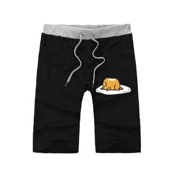 

Cartoon Gudetama Cotton shorts Joggers Summer short Pants Casual shorts women Men Cropped Pants teenagers Short Sweatpants