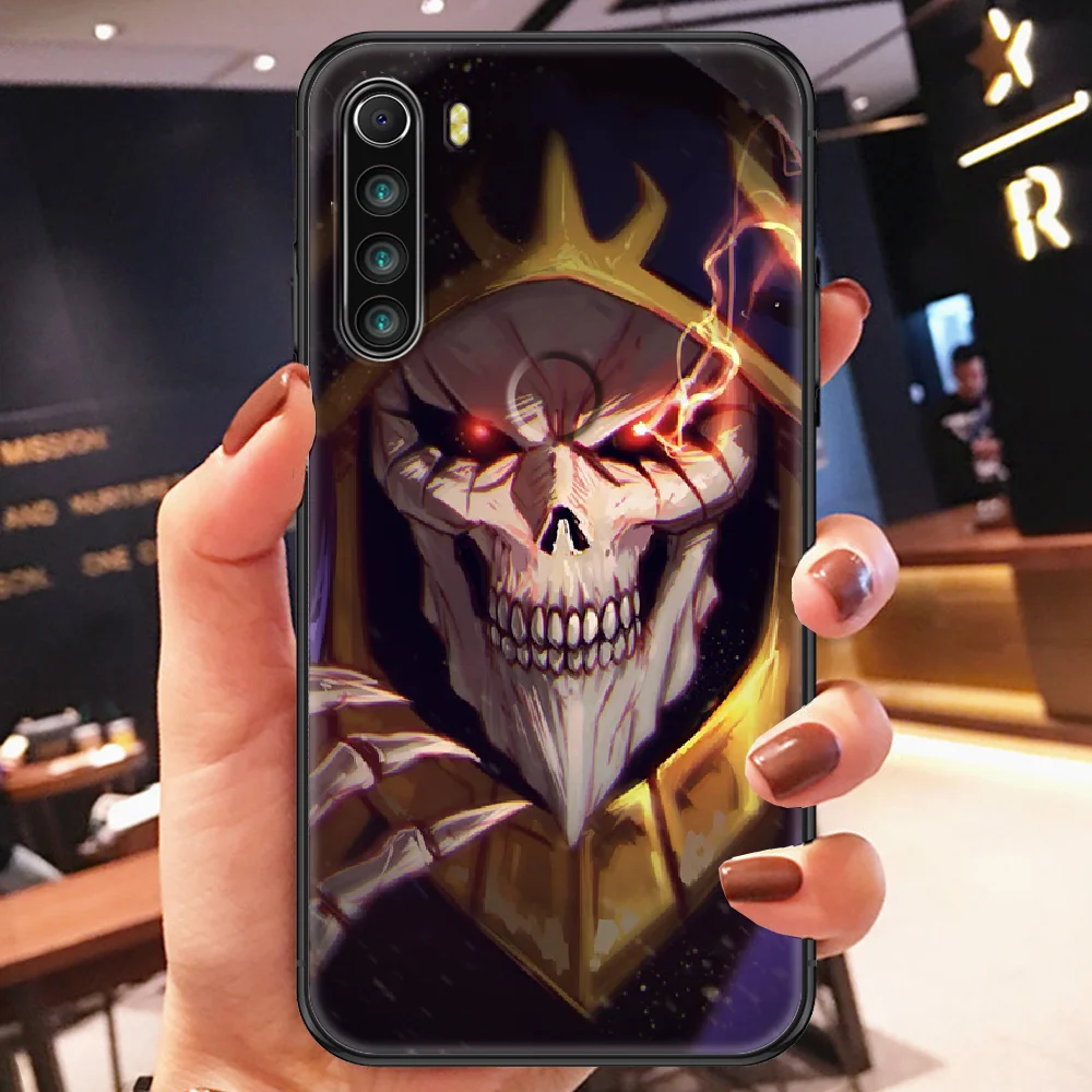 Overlord Albedo Anime Phone case For Xiaomi Redmi Note 7 7A 8 8T 9 9A 9S K30 Pro Ultra black painting waterproof 3D back tpu 