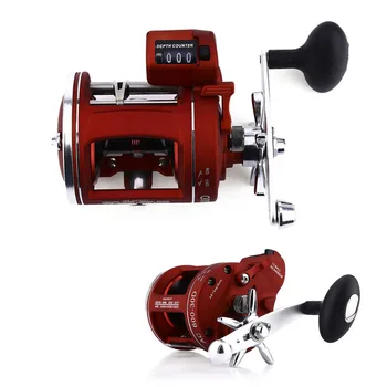 

YUMOSHI 12 Ball Bearings High Speed Fishing Reel With Electric Depth Counting Multiplier