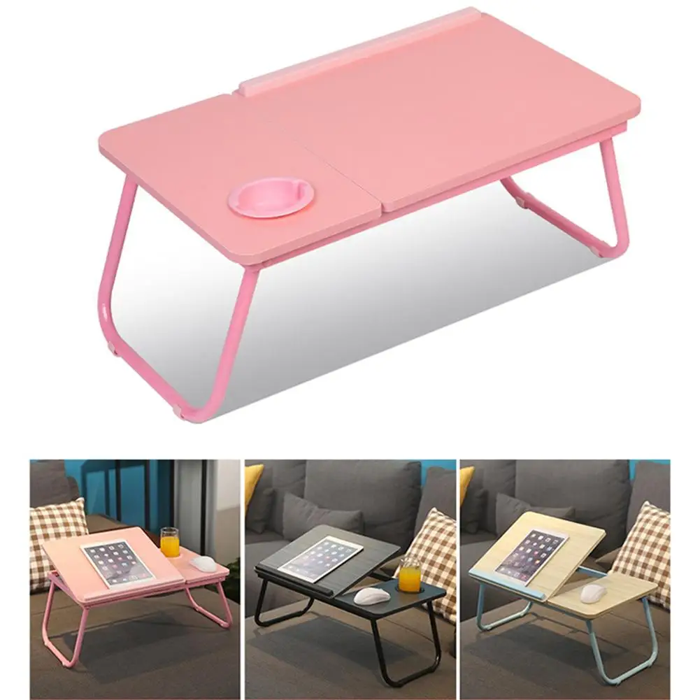 Foldable Computer Desk Multi Tasking Laptop Bed Tray Lap Desk Folding TV Tray Table Smartphone Tablet Lap Tray photo