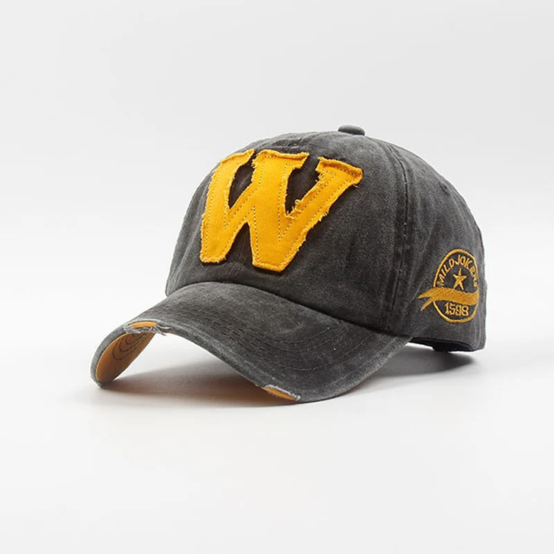 Йо-Янг унисекс бейсболки Snapback повседневные уличные бейсболки для мужчин W Who What Why Letter Embroidery бейсболка шляпа от солнца - Цвет: 2