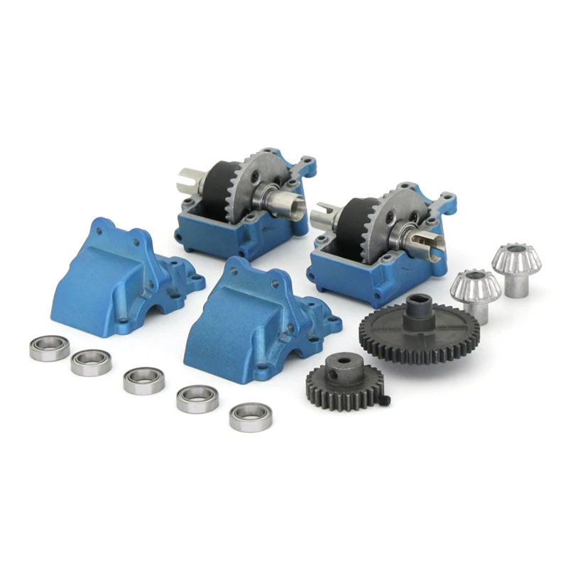 

RC Metal Upper Lower Gearbox Housing Differential Gear for WLTOYS 144001 1/14 RC Car Buggy Upgrade Parts