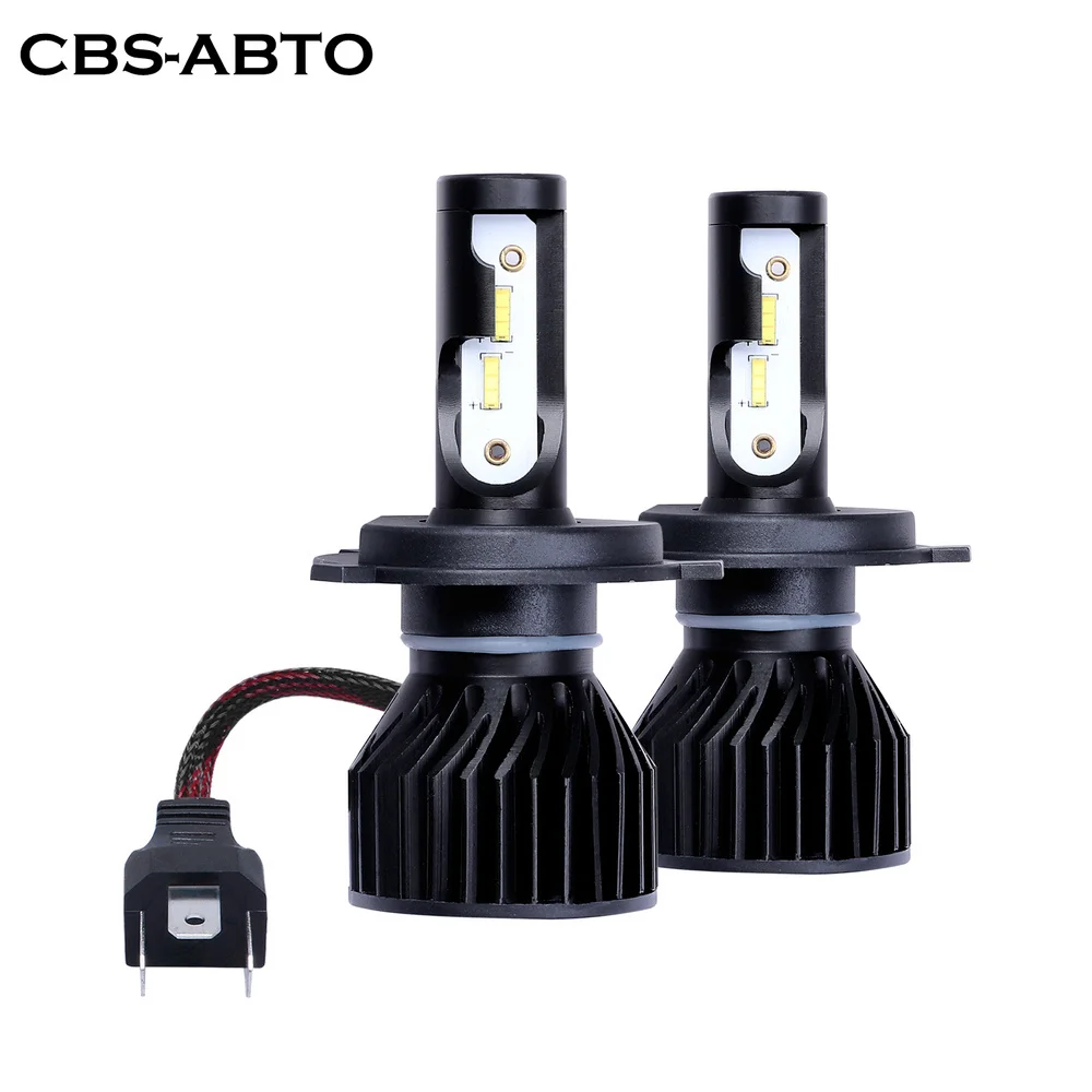 

CBS ABTO H7 светодиодный светильник H8 H4 H11, светодиодный светильник для льда H11 9006, автомобильный светильник 9005 HB3, светодиодный головной светильник s 12000 лм, 100 Вт, 6000 К, 12 В, автомобильная лампа