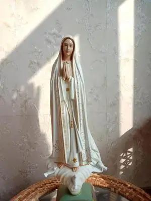 Католическая икона Священная вещь Фатима Our Lady резиновые украшения 55 см | Дом и