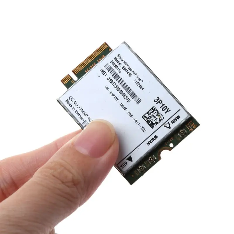 Беспроводной EM7455 Замена DW5811e 3P10Y Qualcomm 4G LTE WWAN NGFF модуль сетевой карты для Dell E7470 E7270 E5570 E5470