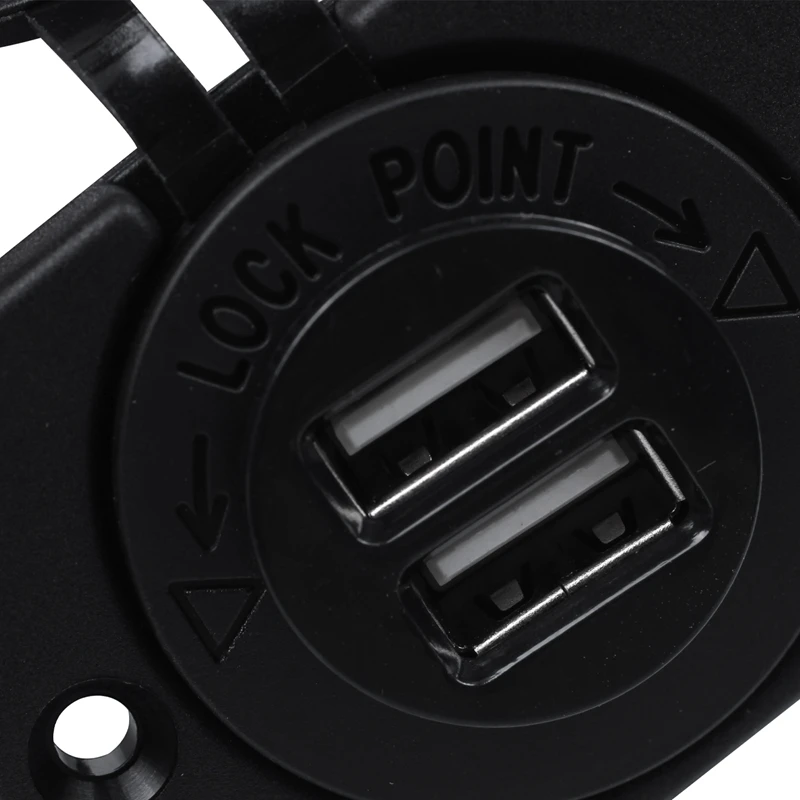 12V двойная USB розетка для автомобильного прикуривателя 12V зарядное устройство адаптер питания розетка