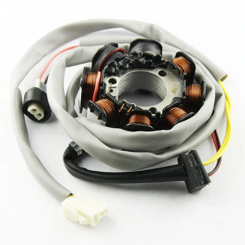 Мотоцикл магнитная катушка статора 18 полюсов 12V катушки для Kawasaki 21003-1134 21003-1135 KLF185 Bayou 185 210031135