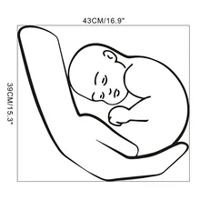 Стиль YY140 материнская любовь вечные креативные наклейки на стену для мамы и ребенка серии украшения наклейки на стену производители кто