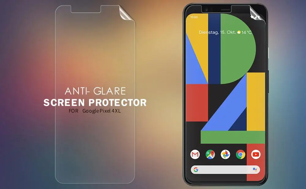 2 шт для Google Pixel 4 XL NILLKIN Супер прозрачная защитная пленка против отпечатков пальцев или матовая защитная пленка для Pixel 4 XL