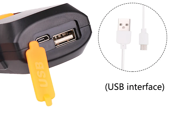 Портативный светодиодный USB Рабочий свет, многофункциональный COB фонарик, Магнитная база и подвесной крючок, 180 Угол луча прожектор, для ремонта автомобиля