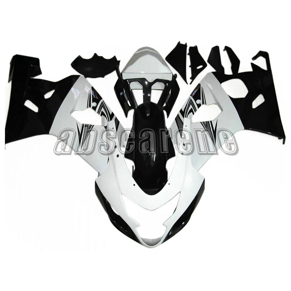 Полный комплект обтекателей для Suzuki GSXR600 GSXR750 K4 2004 2005 G-SXR750 04 05 ABS пластик кузова мотоцикла глянцевые белые черные корпуса