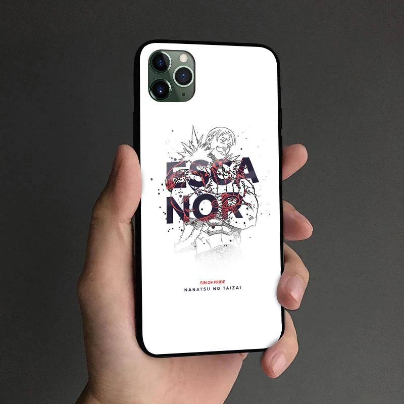 Escanor Nanatsu no Taizai мягкий силиконовый стеклянный чехол для телефона, чехол для Apple iPhone 6 6s 7 8 Plus X XR XS 11 Pro max - Цвет: iDx 32