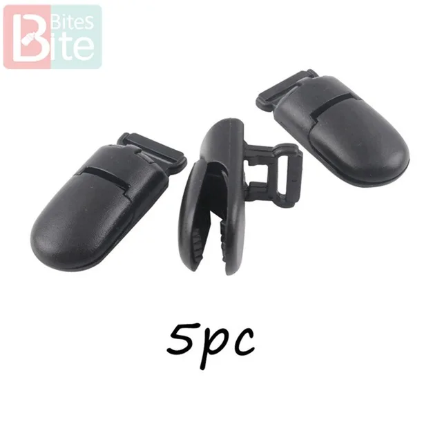 Bite Bites 1pc Satin Silk Rope Nylon Cord Colorful 1mm 80m Baby Teether Accessories Teething Necklace Rattail Cord DIY Tool Toys New Black Clip