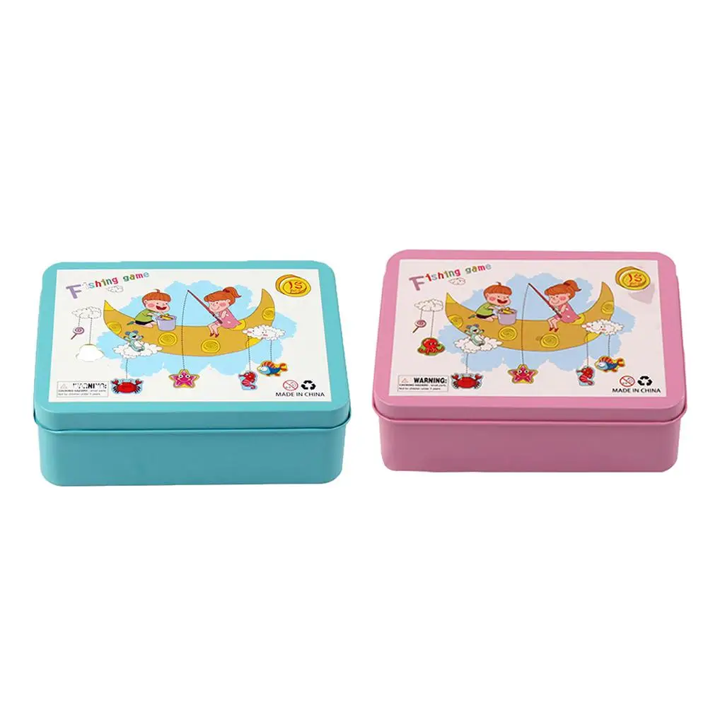 

Marine Fishing Game Wood Magnetic Montessori Early Learning Puzzle Kid Child Hot Selling Smooth Chamfer Bright Colors Toys