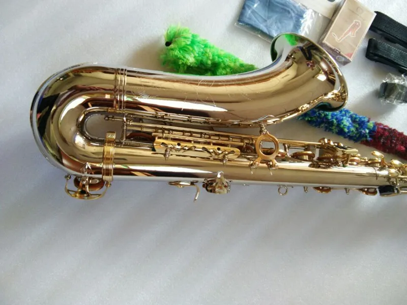 Jupiter JTS-1100SG Bb Real Photos New Tenor Saxophone Brass Silver Nickel Body Gold Key B Flat Sax Instrument With Case Free