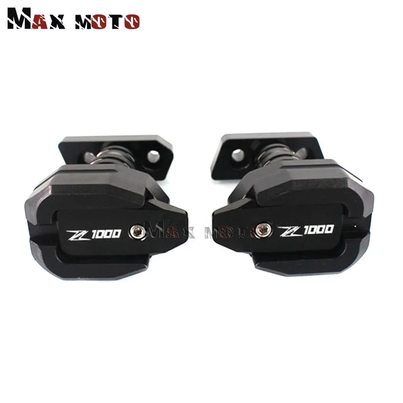 Для KAWASAKI Z1000 Z 1000 2007 2008 2009 Мотоцикл CNC защита от падения Рамка слайдер Накладка для защиты от падения для обтекателя протектор - Цвет: Black