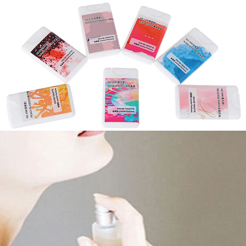 Portable Pocket Perfume Lasting Fragrance For Women Men Perfume Flower Flavor Deodorization Body Spray