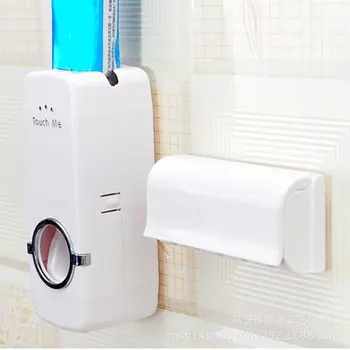 

Automatic Toothpaste Extrusion Machine Bathroom Toothpaste Dispenser Brush Holder Toothpaste Extruder Fast Shipping New
