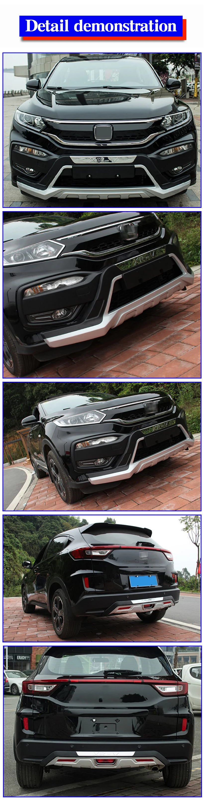 ABS Bumper xrv front and rear bumper xrv refit special front and rear bumper bumper bumper Bumper Crash bar- for xrv