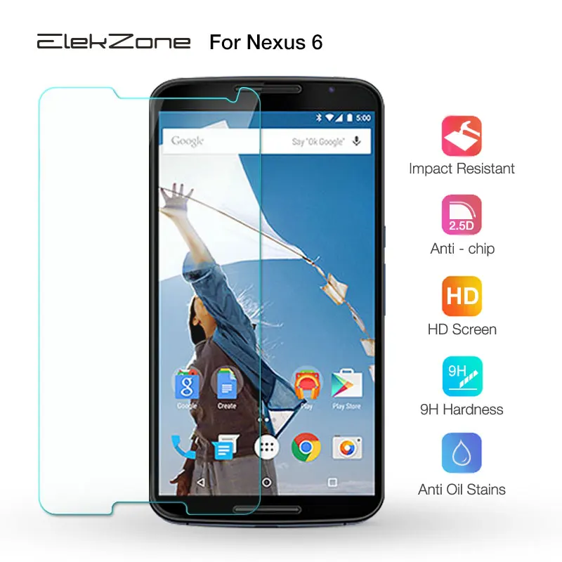 Для lg Nexus 6 2.5D HD Премиум Закаленное Защитная стеклянная пленка для экрана